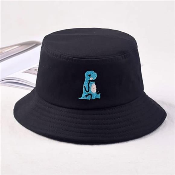 XYIYI Fashion Embroidery Bucket Hat Cotton Beach Fisherman Hats for Women Girls main image 4